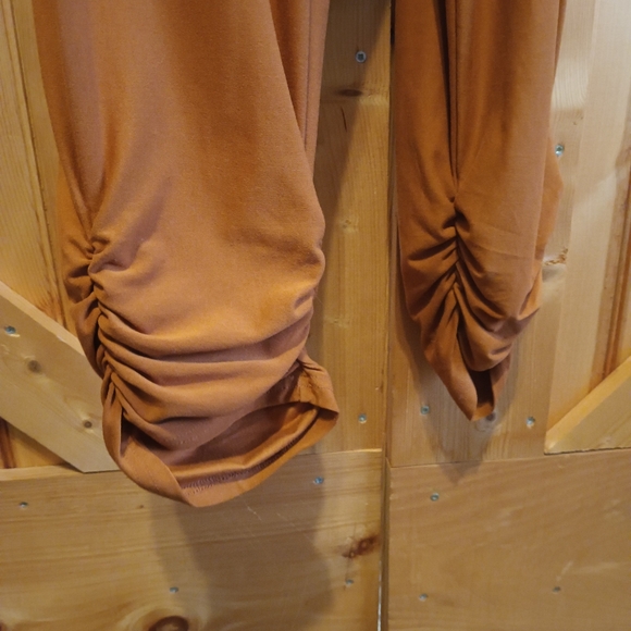 Jolie & Joy-  Size 2X Brown/Tan tube top style jumpsuit, strapless - Picture 8 of 8